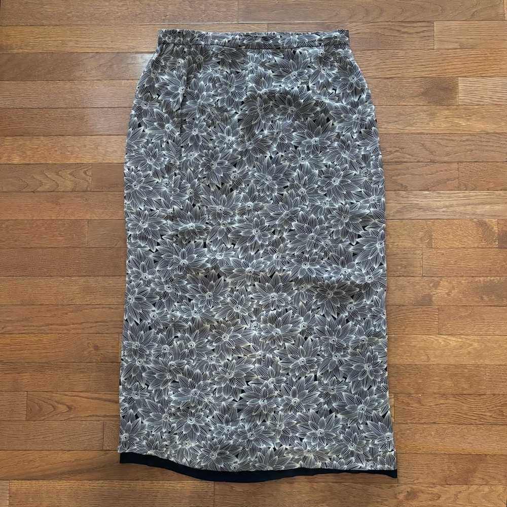 Vtg Kasper Late 90’s/y2k Floral Maxi Skirt with Slip